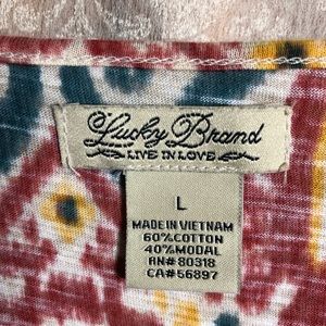 Lucky Brand Tops - Lucky Brand ikat print top Lucky Brand Tops - Lucky Brand ikat print top